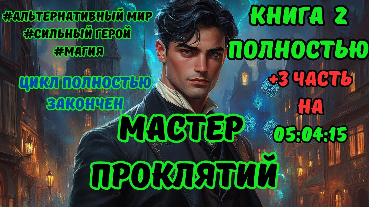 АУДИОКНИГА ПОЛНОСТЬЮ  | МАСТЕР ПРОКЛЯТИЙ | КНИГА 2 | ФЭНТЕЗИ | ПОПАДАНЕЦ |  #аудиокнига  #аудиокниги