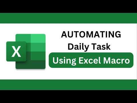 How to Automate Repetitive Task Using Excel Macros - YouTube