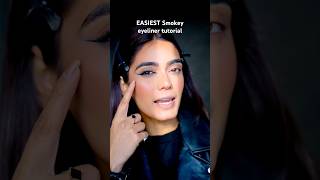 EASIEST *smokey eyeliner* tutorial 👁️ #makeup #tutorial