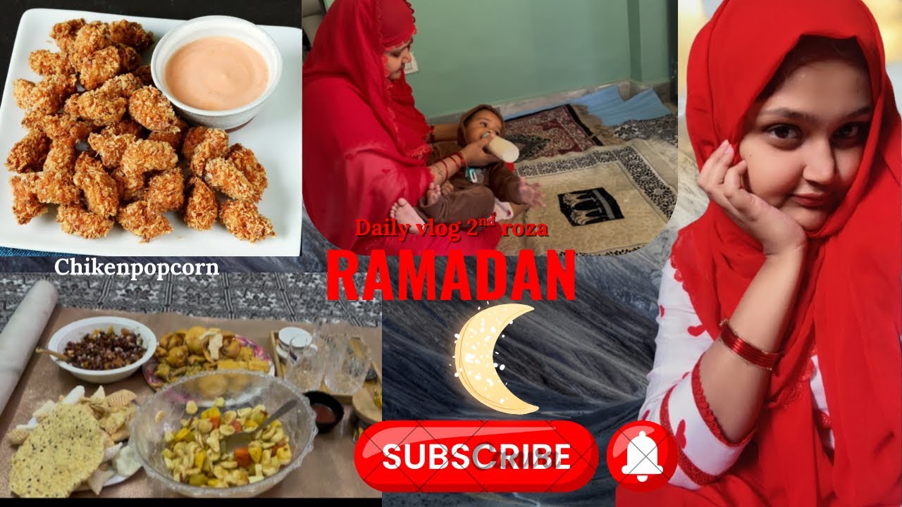 2nd sehri or roza🤲chiken popcorn recipe//daily vlogs