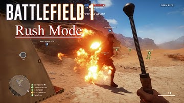 Battlefield 1 PS4 Open Beta Rush Mode - My first Match!