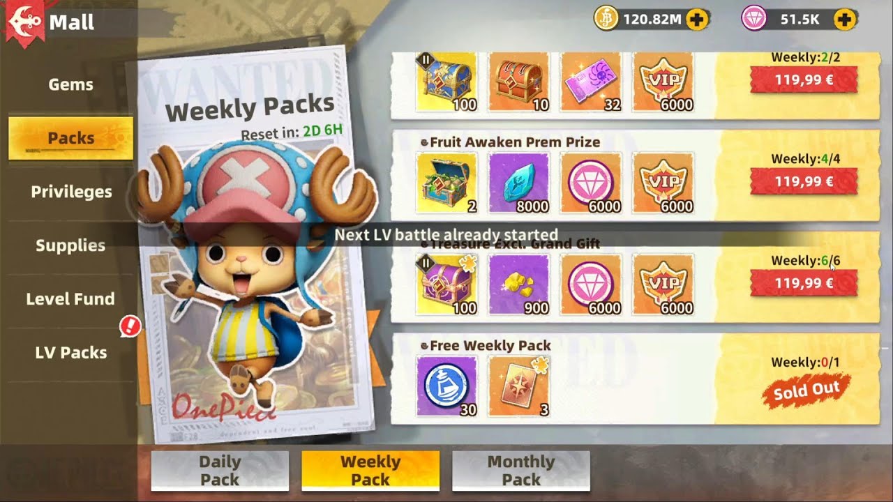 Is the new Update a scam?      One Piece Sailing Kingdom