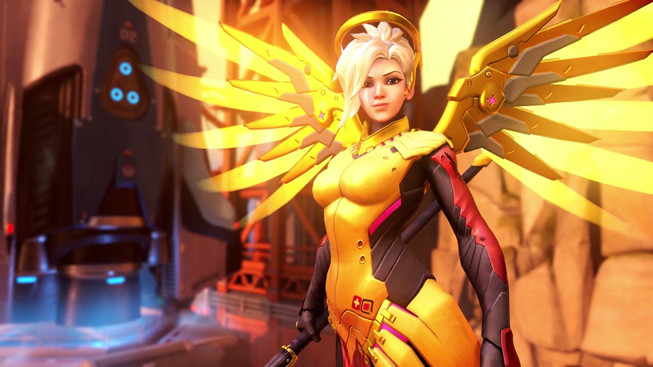 Overwatch Mercy HD Live Wallpaper For Windows - DesktopHut.com