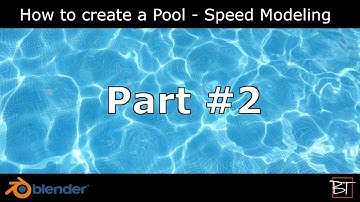 🌊[2.8] Blender Tutorial: How to create a Pool - Speed Modeling | part #2