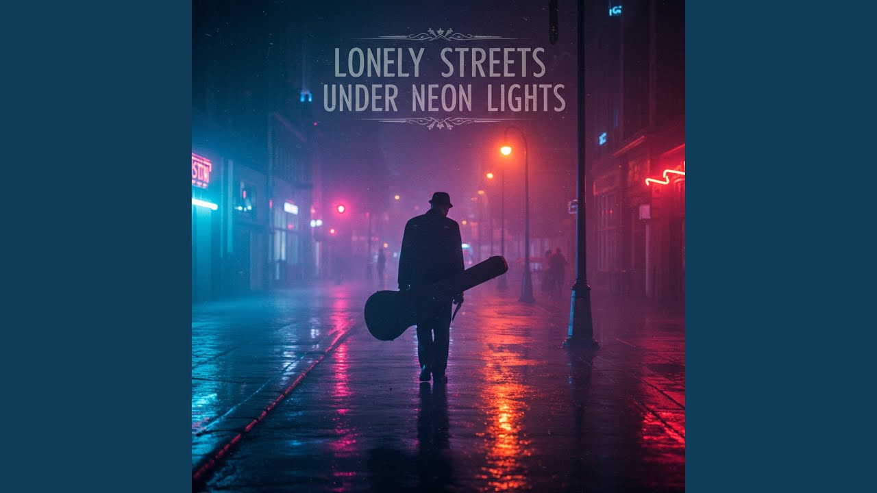 Lonely Streets Under Neon Lights