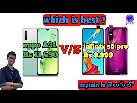 infinix s5 pro vs oppo A31 full comparison in telugu