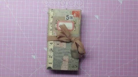 Accordion "pocket" book project inspired by @Treasurebooks: episode 4: flip through