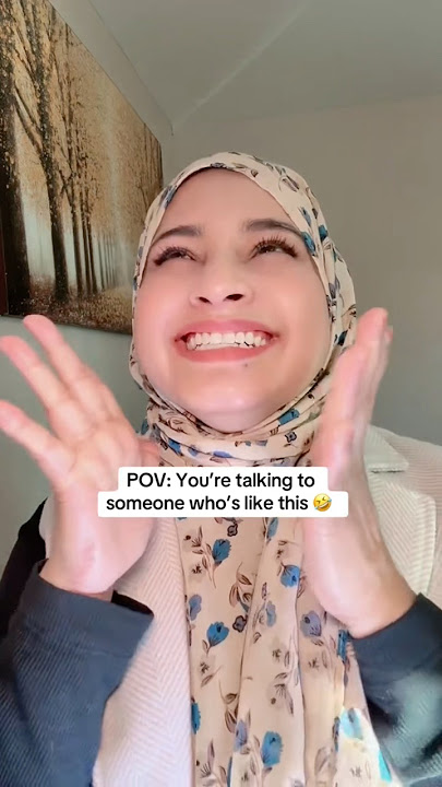 POV: You're talking to someone who's like this 😂