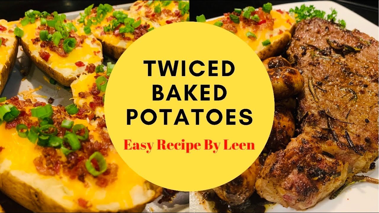 How to make easy Twice Baked Potatoes Double Baked Potatoes Easy
