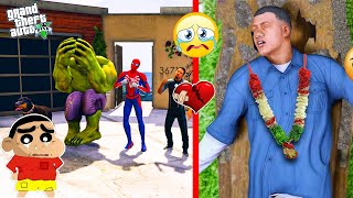 Franklin Died Emotional Video GTA 5 With Avengers | Red Revenger Hulk Killed Franklin In GTA 5