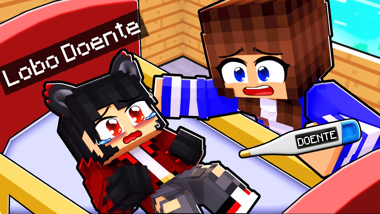 BEBÊ LOBO está DOENTE e tenho que SALVAR ELE! no Minecraft ◂Miika▸