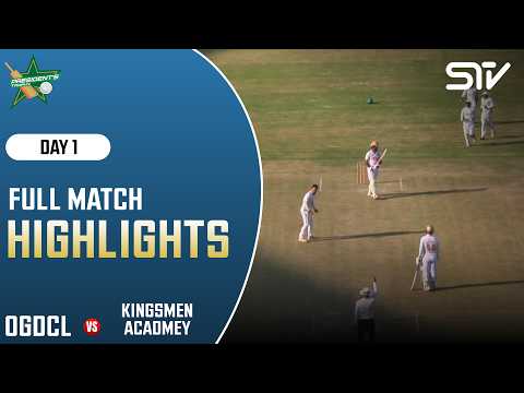 Full Highlights | OGDCL v Kingsmen | President's Trophy | Imran Khan Stadium | Day 1 | MZK1A