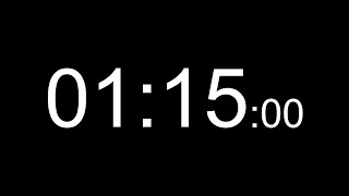 1 Minute 15 Second Timer (Sound Alert, Millisecond) | 1 Dakika 15 Saniye Sayaç (Sesli Uyarı, Salise)