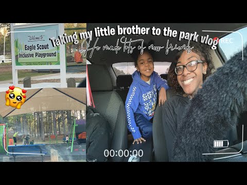 Taking my little brother to the park vlog **he made lots of new friends😭** ~ Alexandria Hopkins