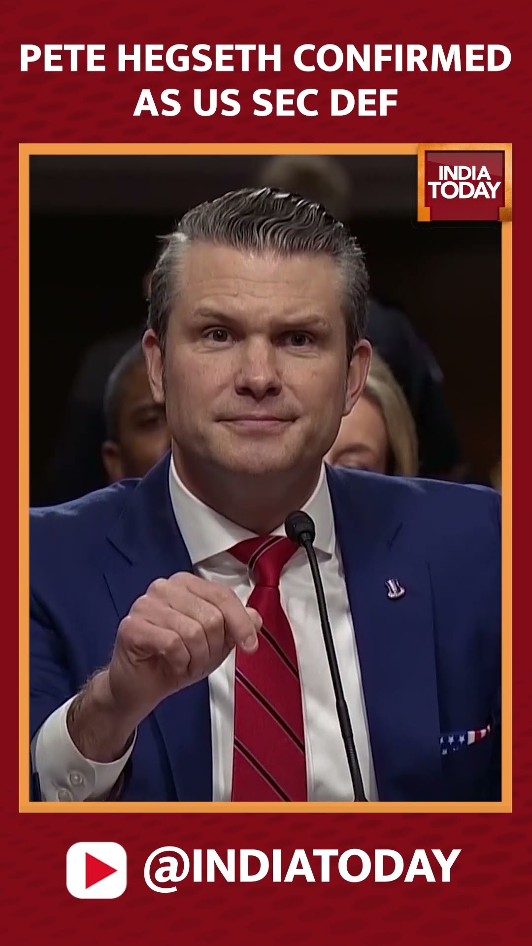 Ex-Fox News Host Pete Hegseth Confirmed As The US Secretary Of Defense Under Donald Trump
