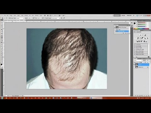 How to Fill in Hair & Eyebrows in Photoshop : Photoshop Lessons - YouTube