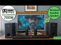New Govo GoSurround 999w: Full Unboxing Dolby Digital Wireless Satellites 700w Bluetooth Soundbar