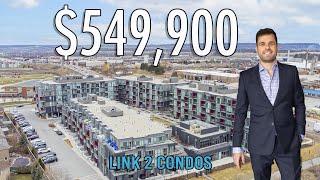 Touring inside a $549,900 1 Bed + den Link 2 Condos in Burlington