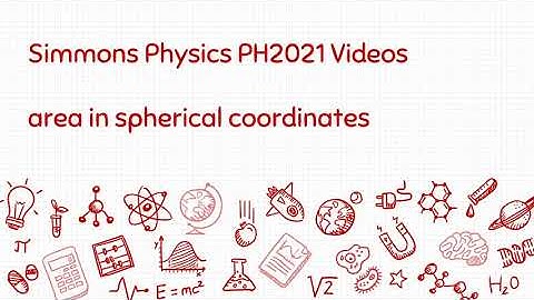 Simmons PH2021 area in spherical coordinates