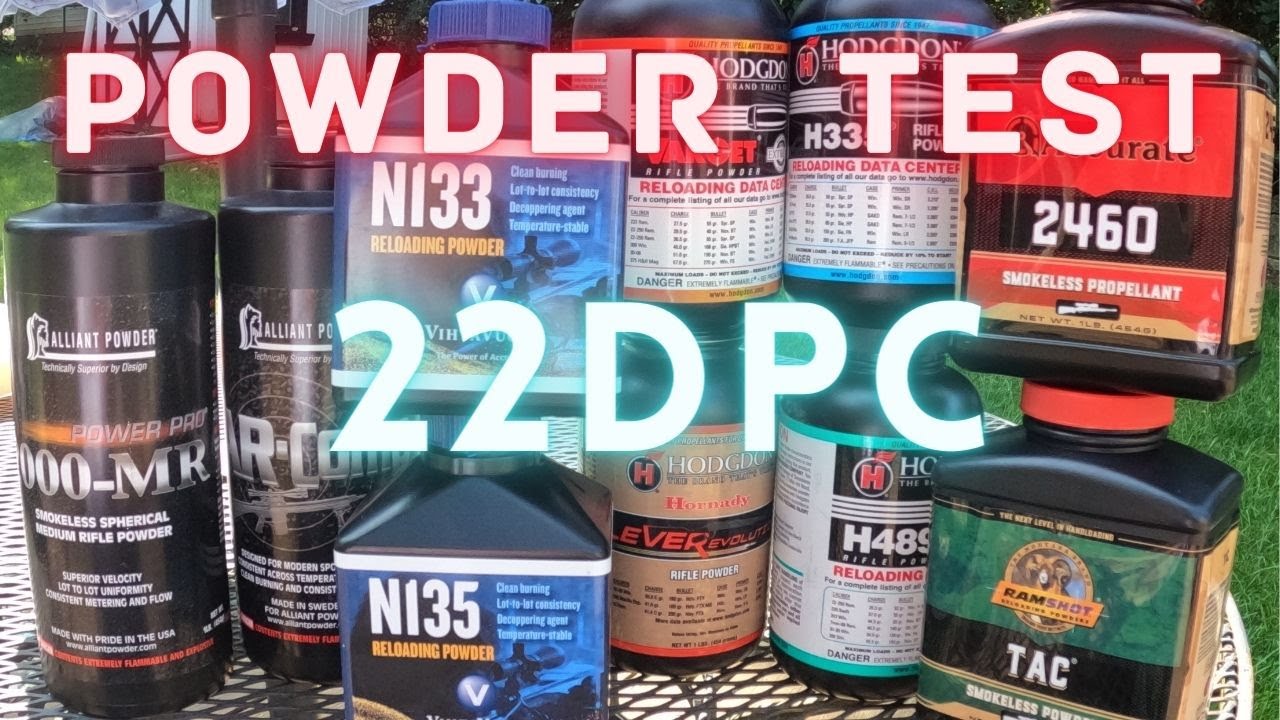Powder Test - 22DPC - YouTube