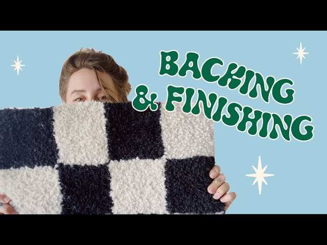 How to finish a wall hanging – Tuftinglove Helpcenter