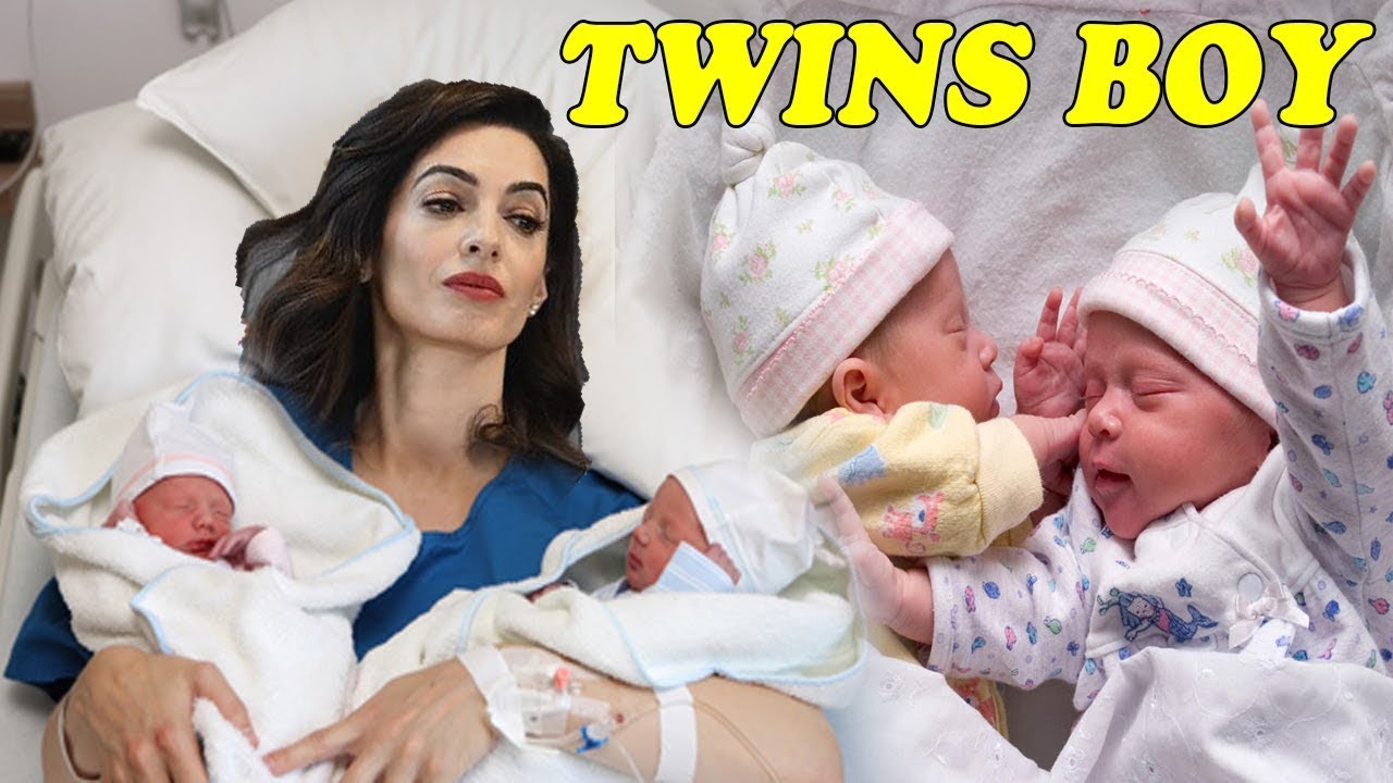 One hour ago! Amal Clooney gives birth to 2nd twins in private hospital