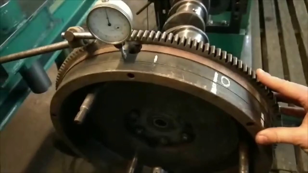 как работает свареный коленвал юмз 6! - YouTube