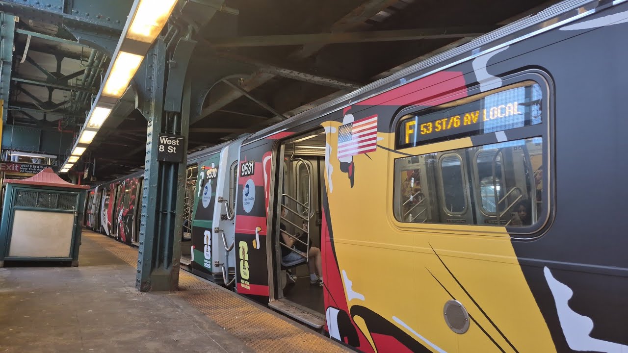 NYC Subway: R160 World Cup Wrap Debuts on the (F) Line [10 Countries ...