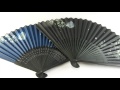 ２３センチタイプの高級夜桜扇子