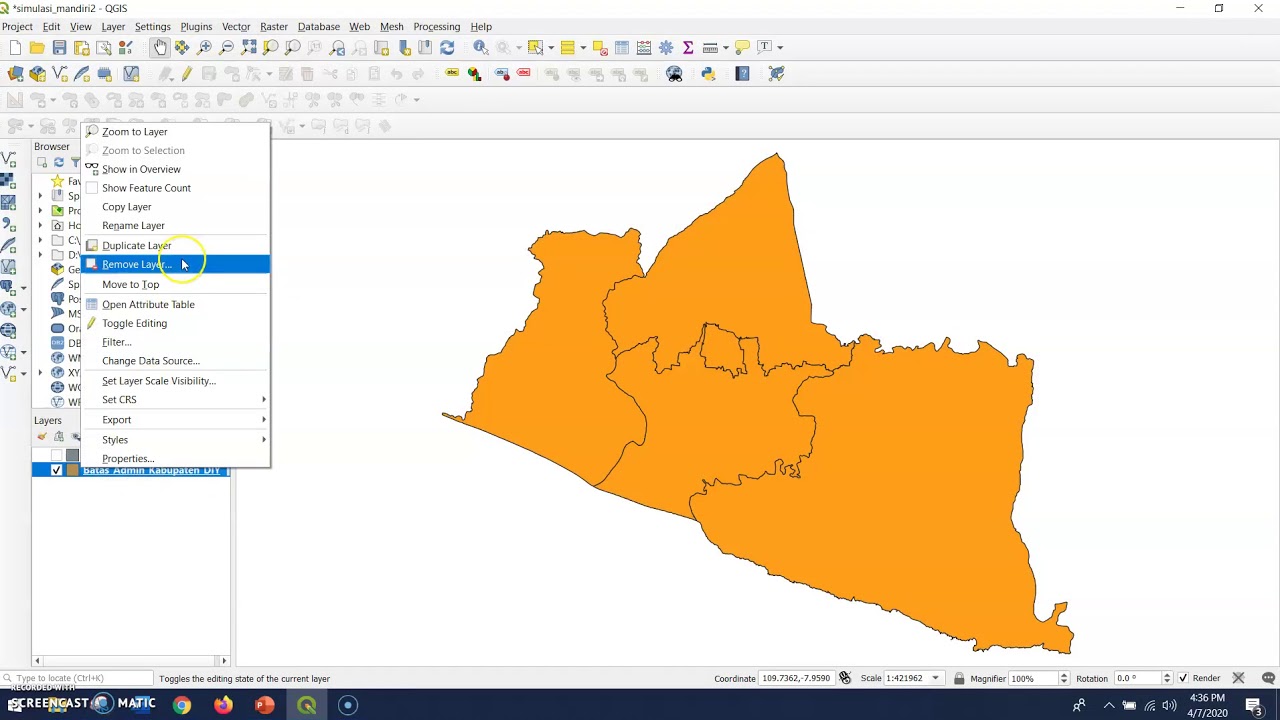 1 Processing Attribute Table in QGIS Save Shapefile YouTube