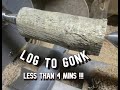 20 min great gift or easy craft sale woodturning a gonk 4 min