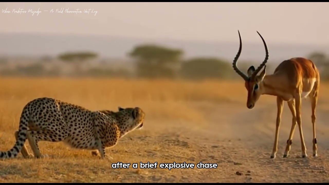 When Predators Misjudge — A Field Observation Unit Log