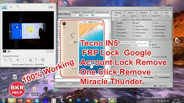 Tecno IN5  FRP  Google Account Lock Remove | One click  FRP  Google Account Remove By- Miracle Box
