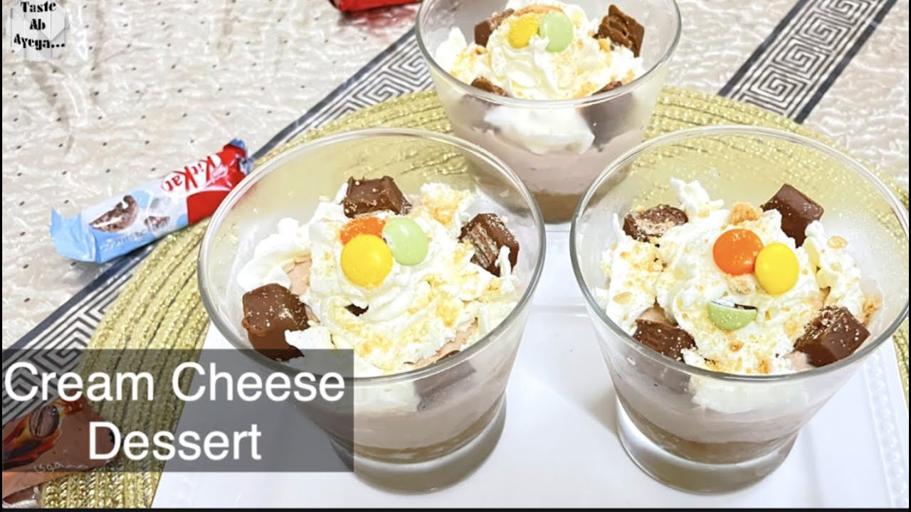 Cream Cheese Dessert Recipe No Bake Cream Cheese Cake Nutella and