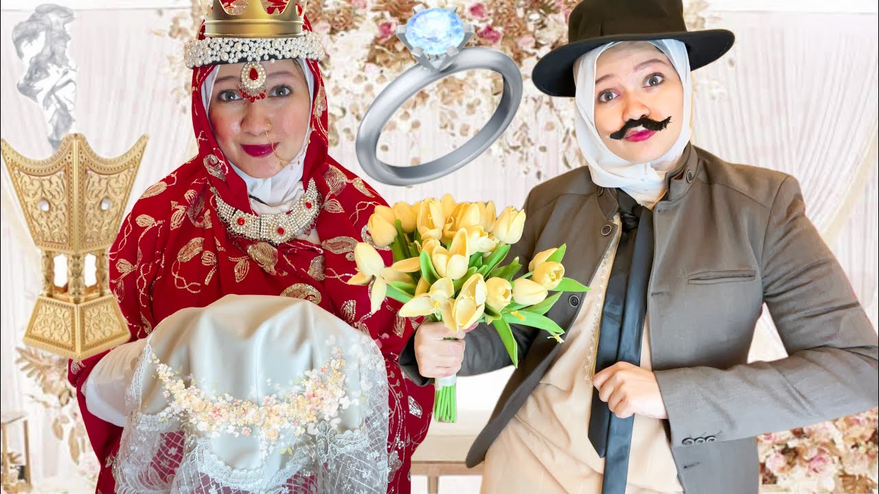 اخيرا زفاف الأب والبائعة الهندية 👰🏻‍♀️مقااااالب ( الجزء الاخير ) ||Nesma khogaly