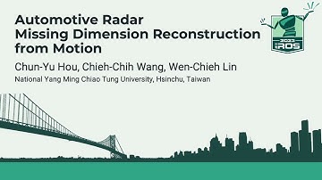 [IROS 2023] Automotive Radar Missing Dimension Reconstruction from Motion - Presentation Video