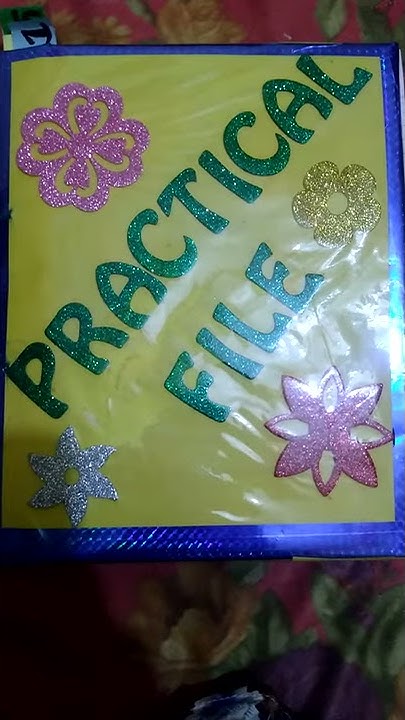 class 12 home science practical file - YouTube