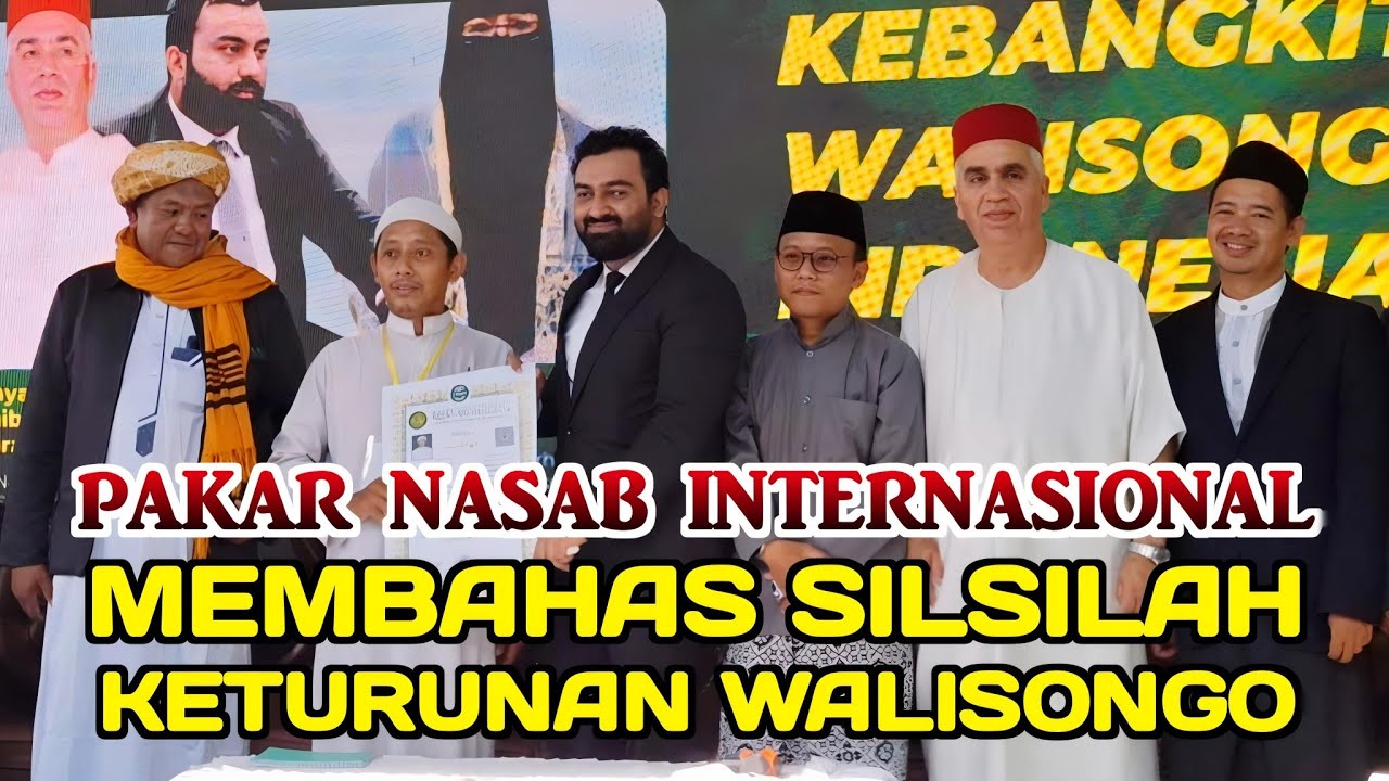 PAKAR NASAB INTERNASIONAL KUMPUL DI PONPES AL-HASANIYYAH BREBES BAHAS SO'AL NASAB WALISONGO