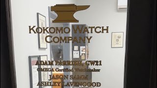 Behind the scenes at Kokomo Watch Company!!