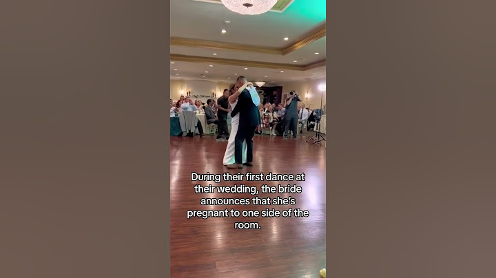 Announcing a pregnancy during the first dance and the groom is unaware! Whats your thoughts?🫣🫶🏻