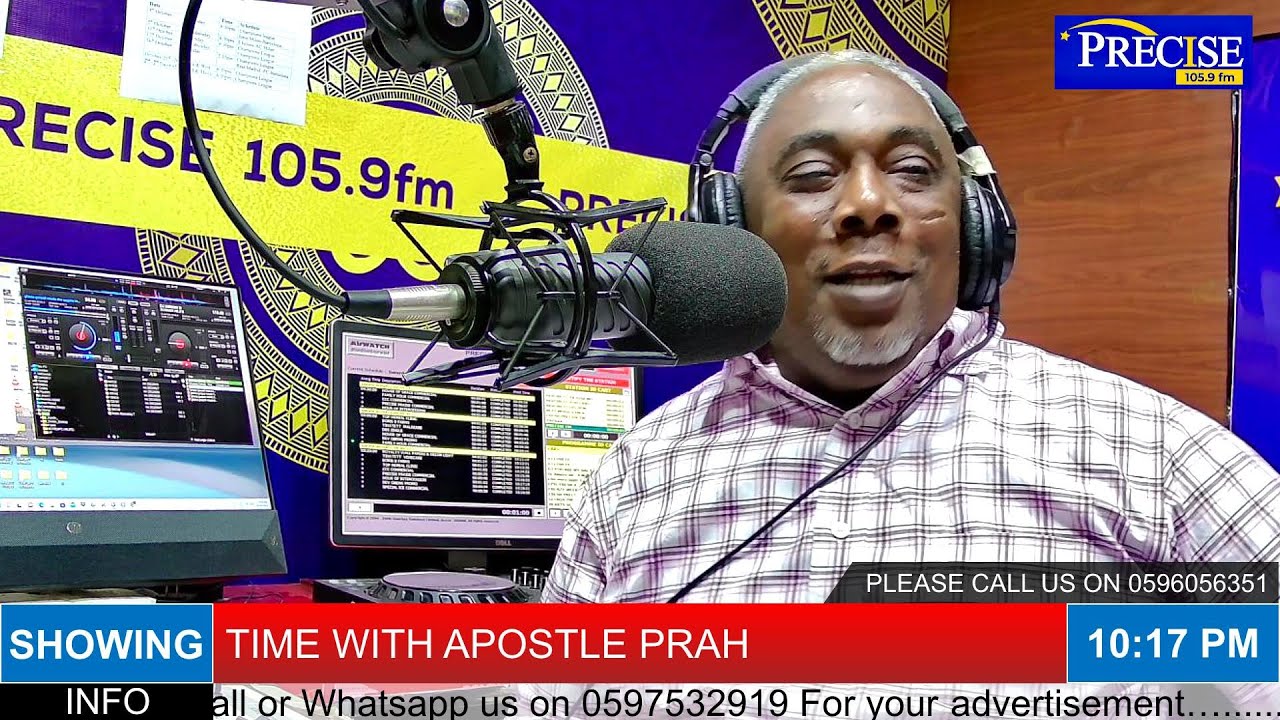 MEDIMAFO YESU MANI DASO ON PRECISE FM WITH APOSTLE PRAH. - YouTube