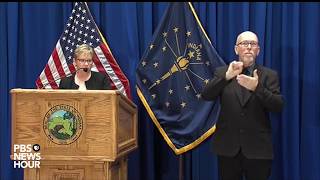 WATCH: Indiana governor Eric Holcomb gives coronavirus update -- March 20, 2020