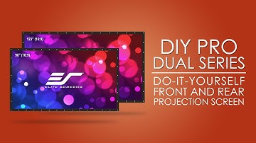 ✅ Elite Screens DIY Pro WraithVeil Dual Front/Rear Projection Screen Product Video