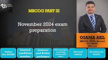 MRCOG part 3 orientation