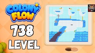 Colony flow Level 738 Walkthrough Solution