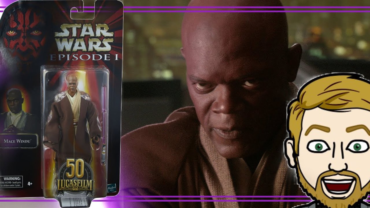 Star wars Black series Mace Windu review! Phantom menace packaging