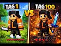100 Tage Minecraft Hardcore – habe ich überlebt? 💀