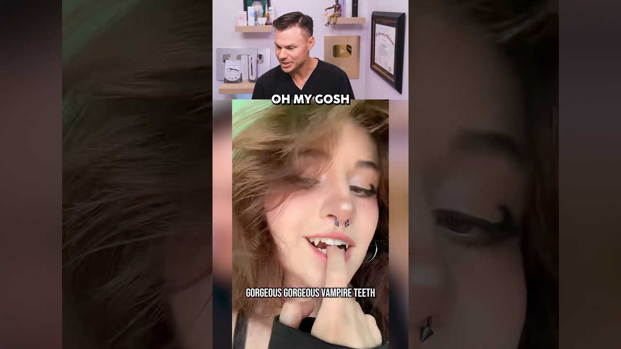 She Got Permanent VAMPIRE Teeth?! 😮🦷