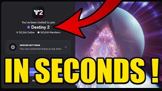 HOW to JOIN DESTINY 2 DISCORD SERVER ✅PC & MOBILE✅