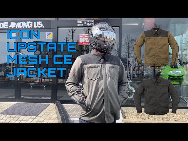 ICON UPSTATE MESH CE JACKET - YouTube